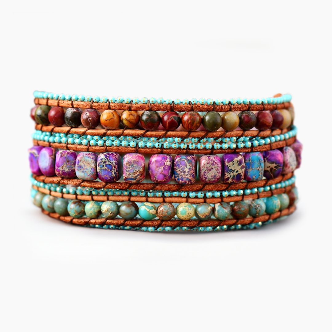 Bracciale avvolgente Cuore Bohemien
