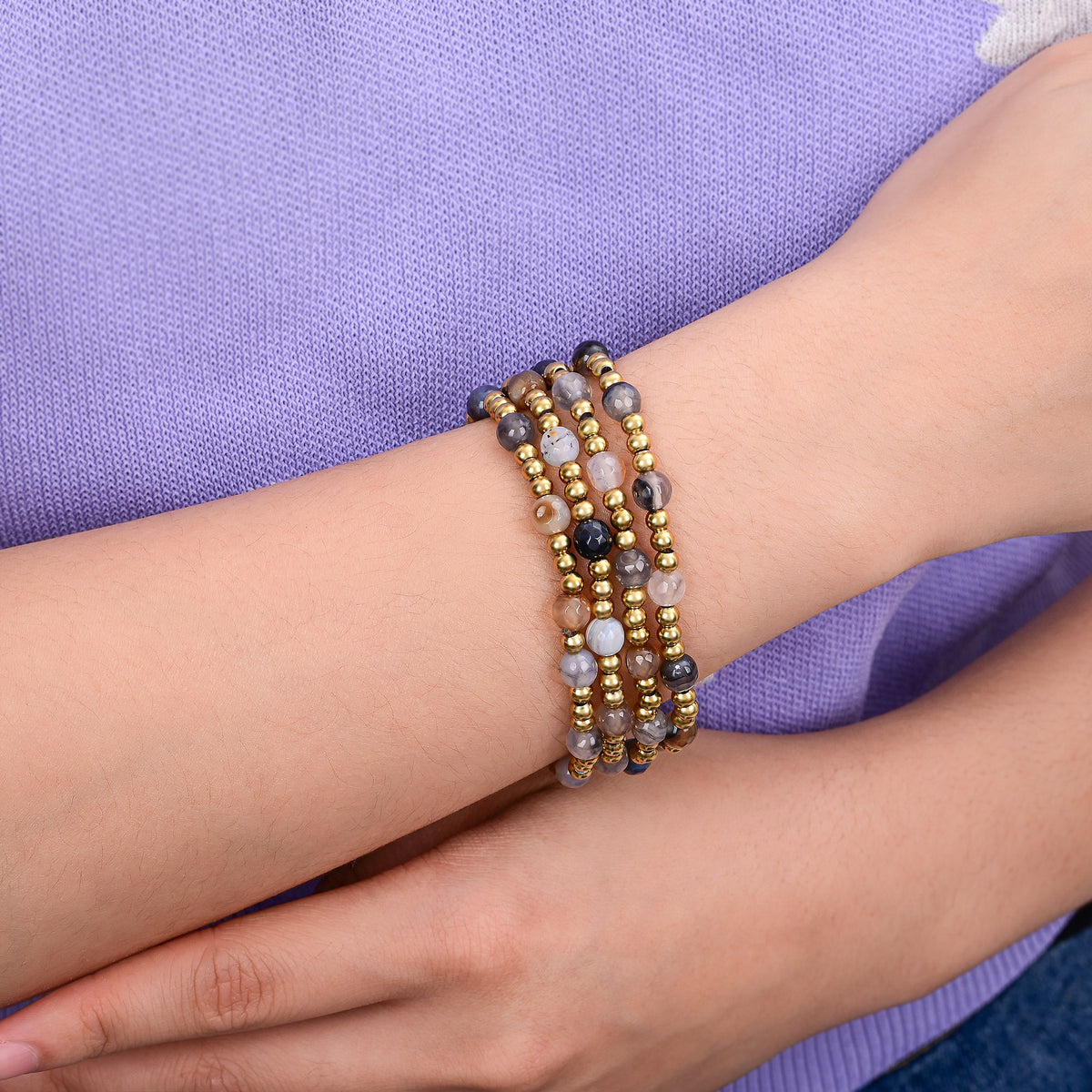 Set di Bracciali Eleganza Agata