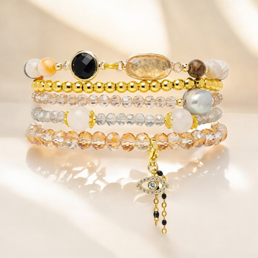 Cinturino Elasticizzato Dark Champagne per Apple Watch