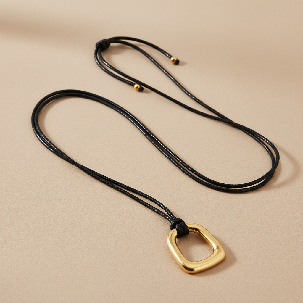 Collana geometrica in oro