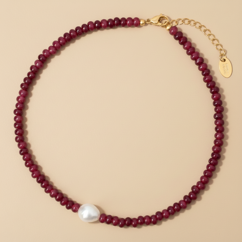 Collana Armonia Perla di Giada