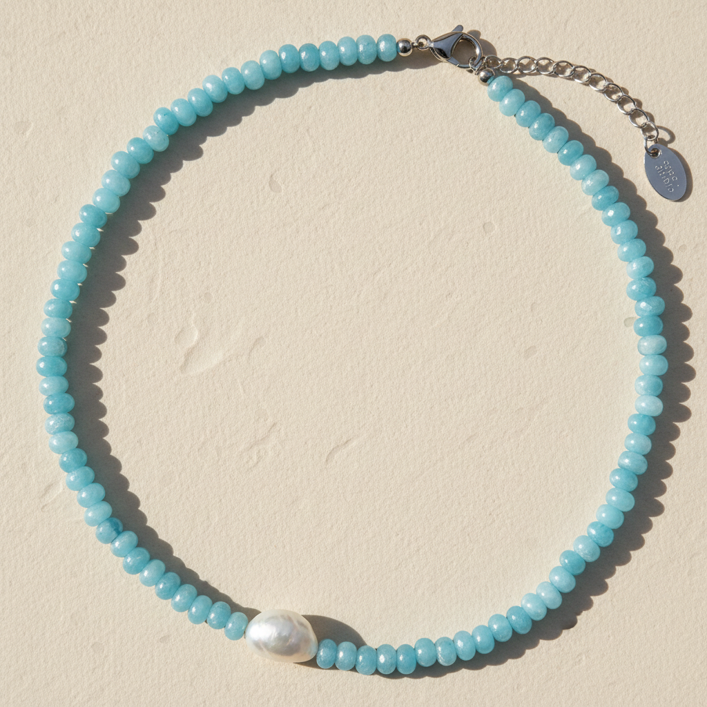 Collana di perle Jade Blossom