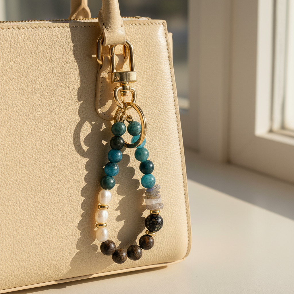 Ciondolo per borsa Armonia Apatite