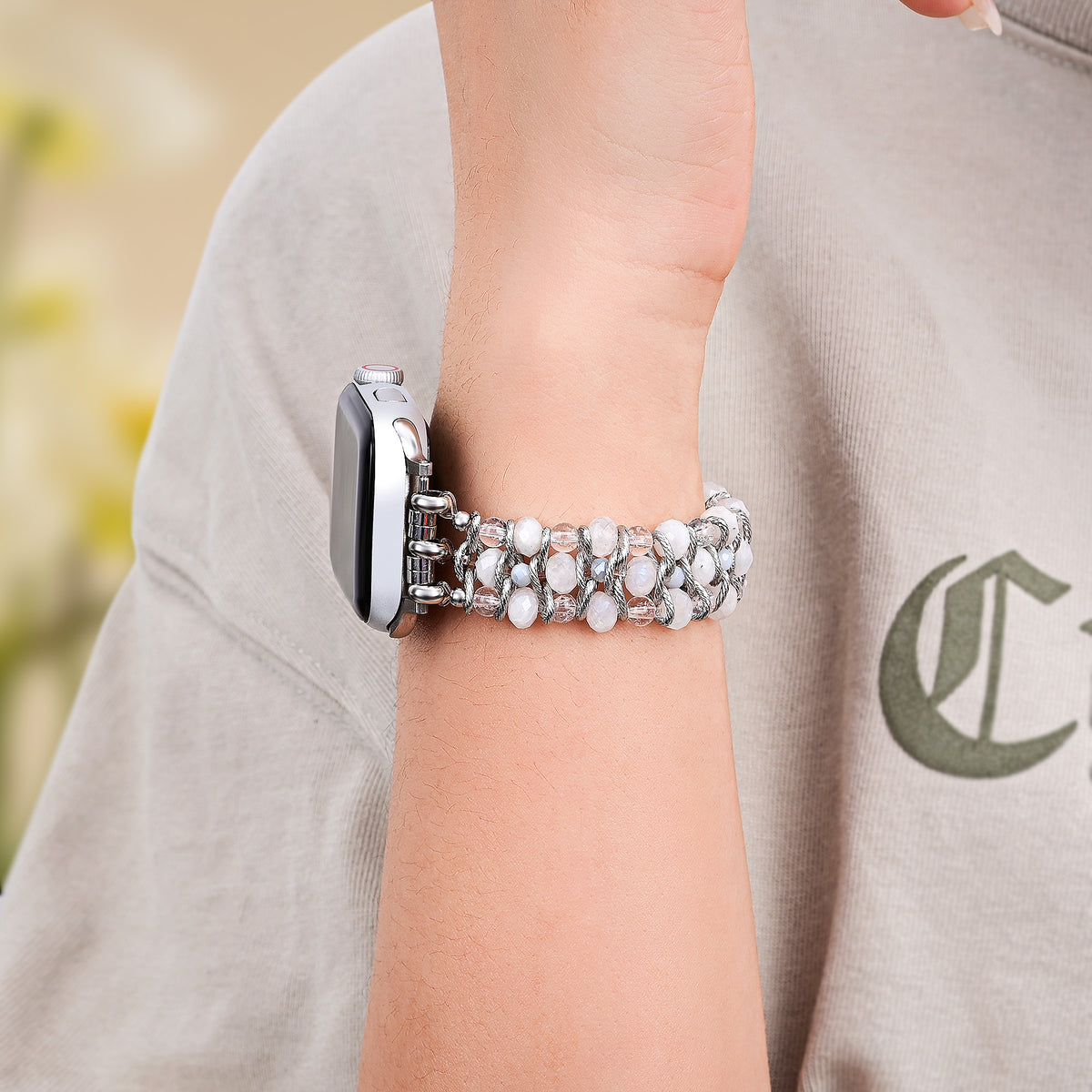 Cinturino intrecciato elasticizzato Moon Mirage per Apple Watch