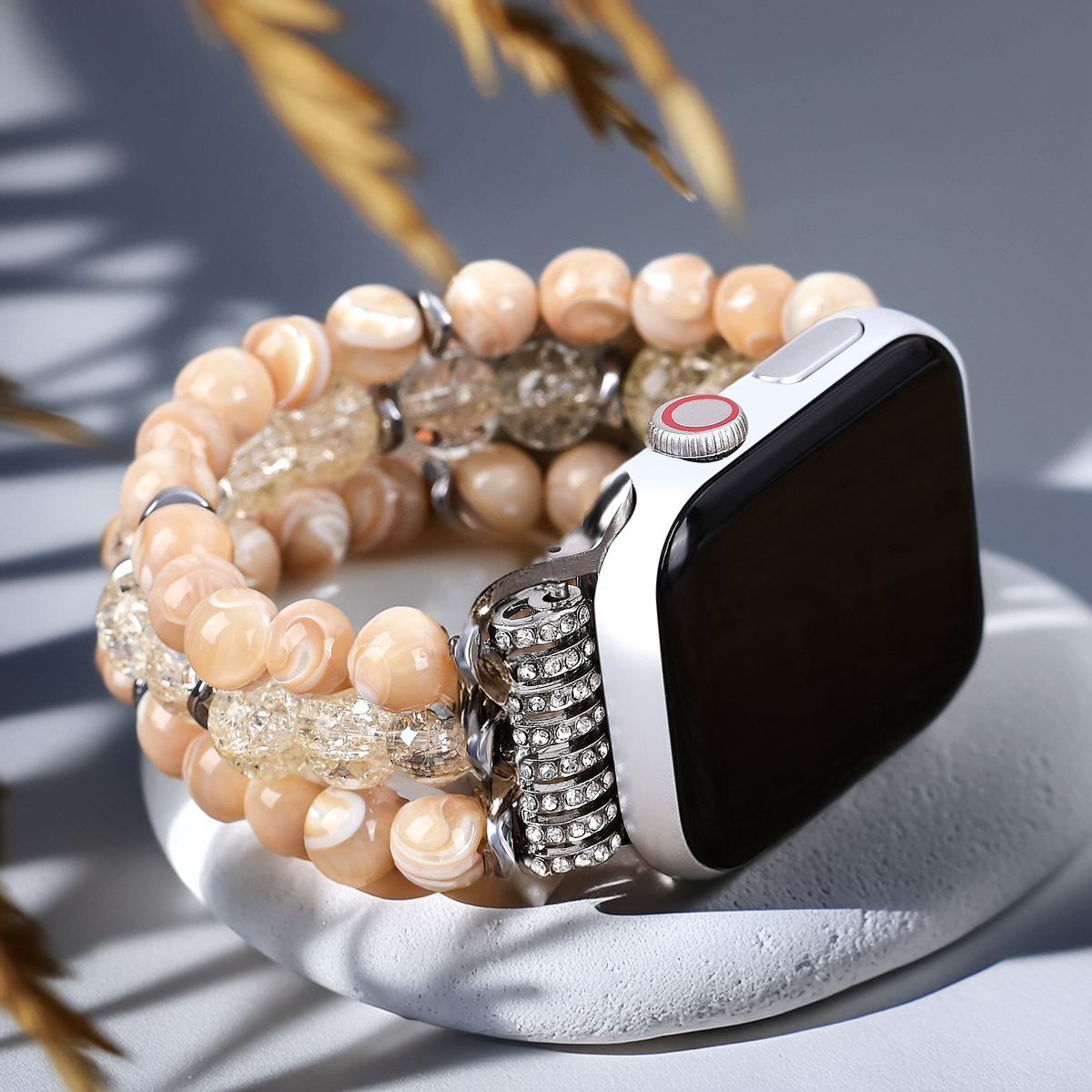 Cinturino elasticizzato Honey Quartz per Apple Watch