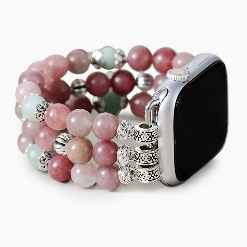 Cinturino Apple Watch elasticizzato color rosa scuro