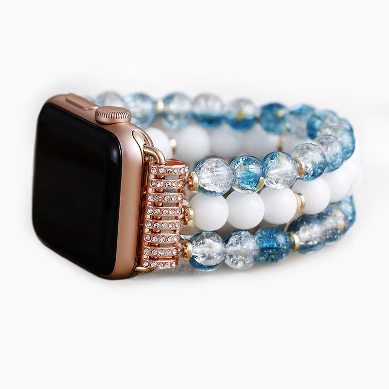Cinturino per orologio Crystal Jade Frost Stretch