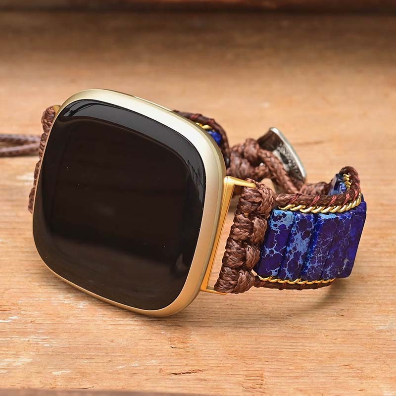 Cinturino per smartwatch Fitbit Versa 1 e 2 Azure Jasper