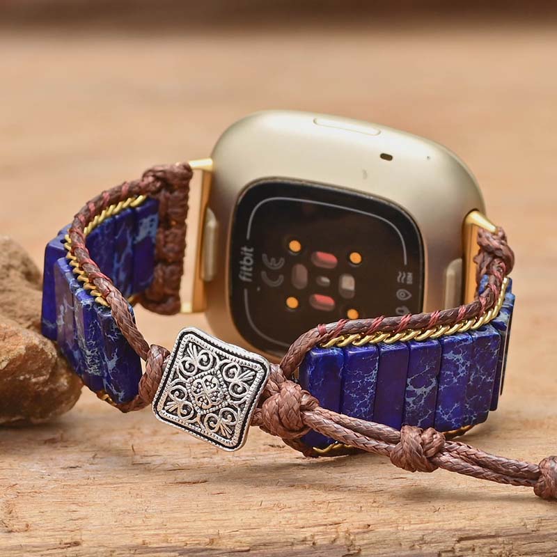 Cinturino per smartwatch Fitbit Versa 1 e 2 Azure Jasper