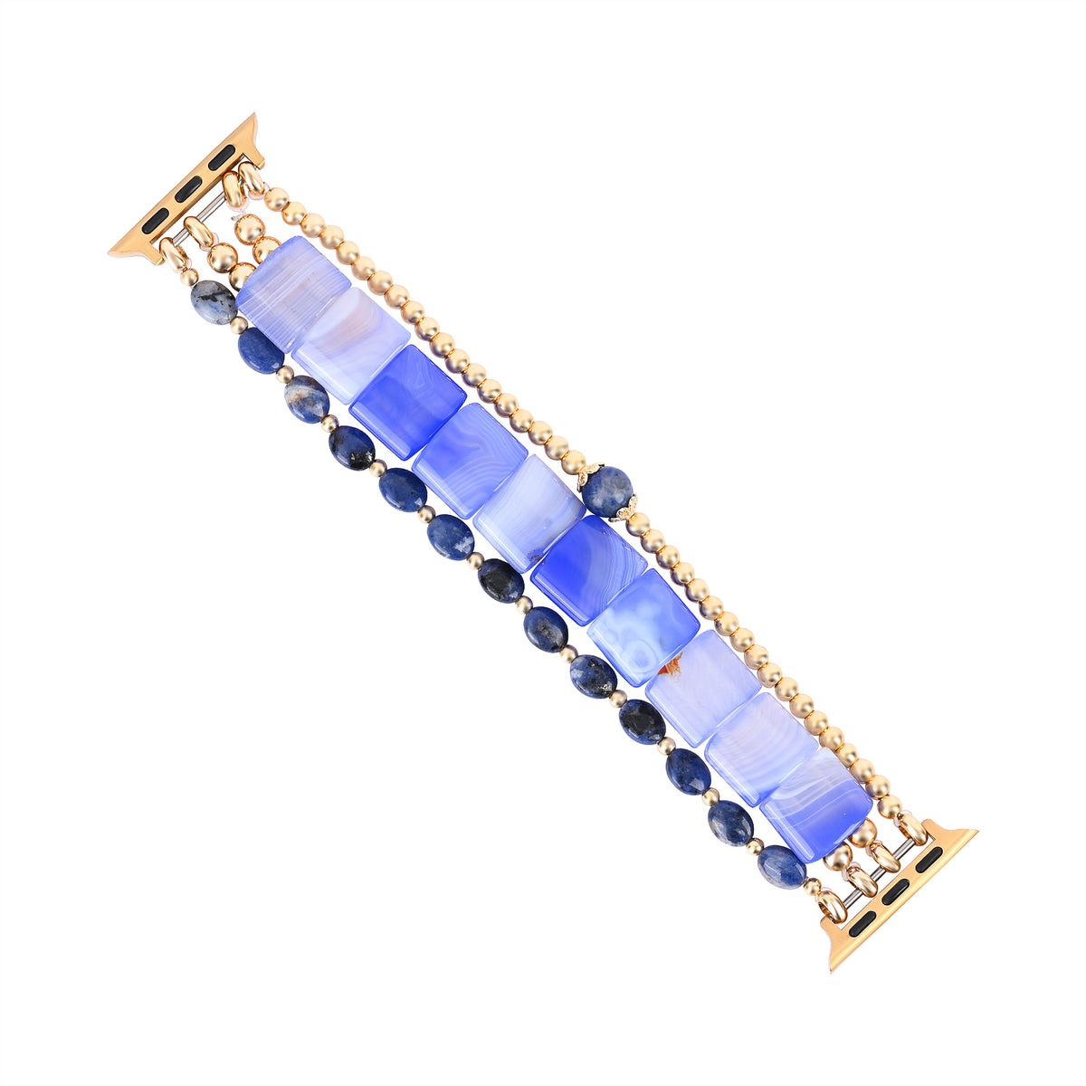 Cinturino elasticizzato per Apple Watch in sodalite Azure Dream