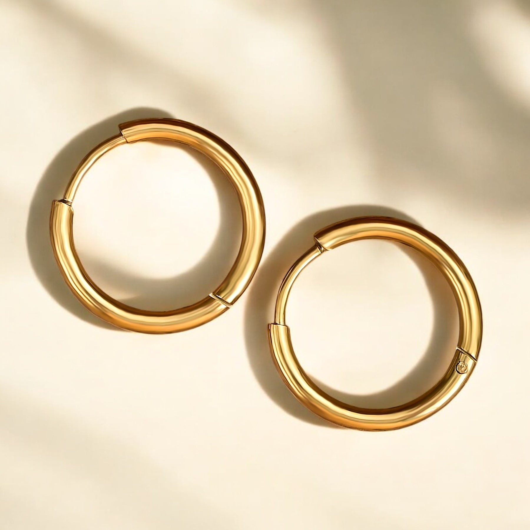 Orecchini a cerchio Gleam Gold