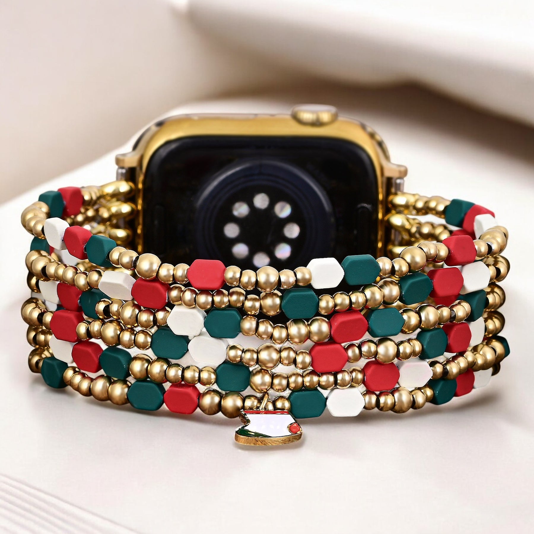 Cinturino Apple Watch Santa's Joy Festive Stretch