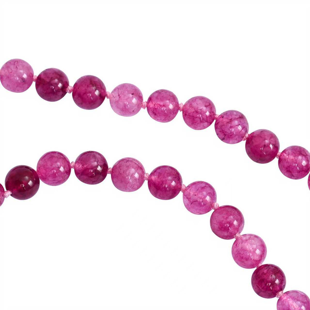 Collana Girocollo in Quarzo Rosa Radiante