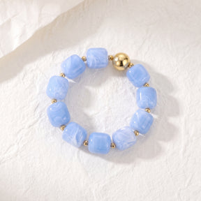 Bracciale massiccio blu azzurro cielo di Azure