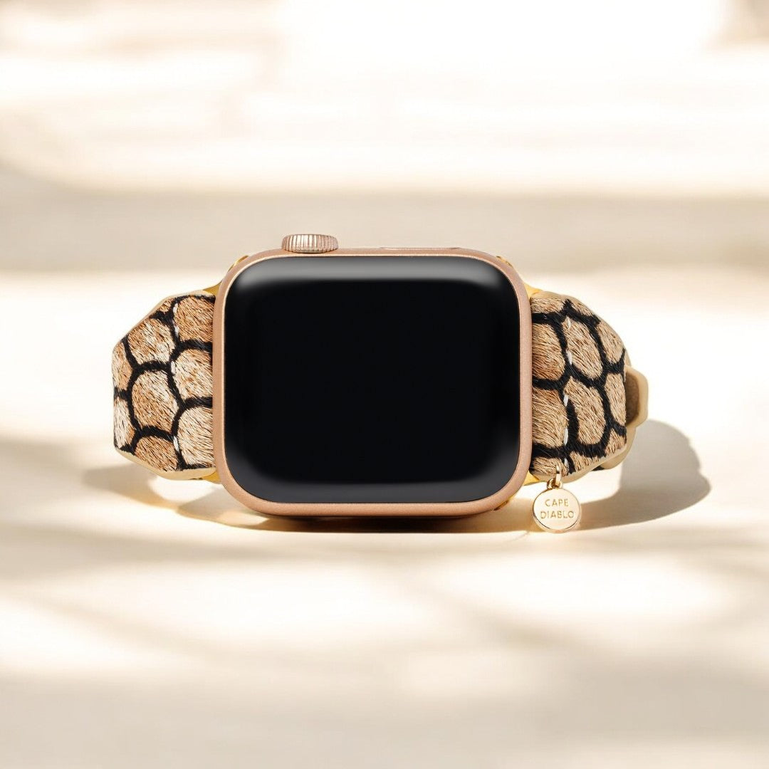 Cinturino Apple Watch in pelle Midnight Scales