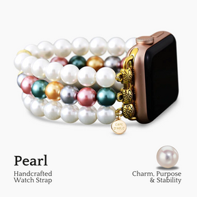 Cinturino Apple Watch elasticizzato Pearl Garden