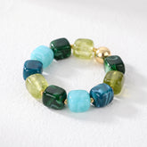 Bracciale vistoso misto “Marea Verdeggiante”