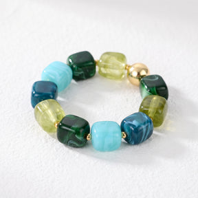 Bracciale vistoso misto “Marea Verdeggiante”