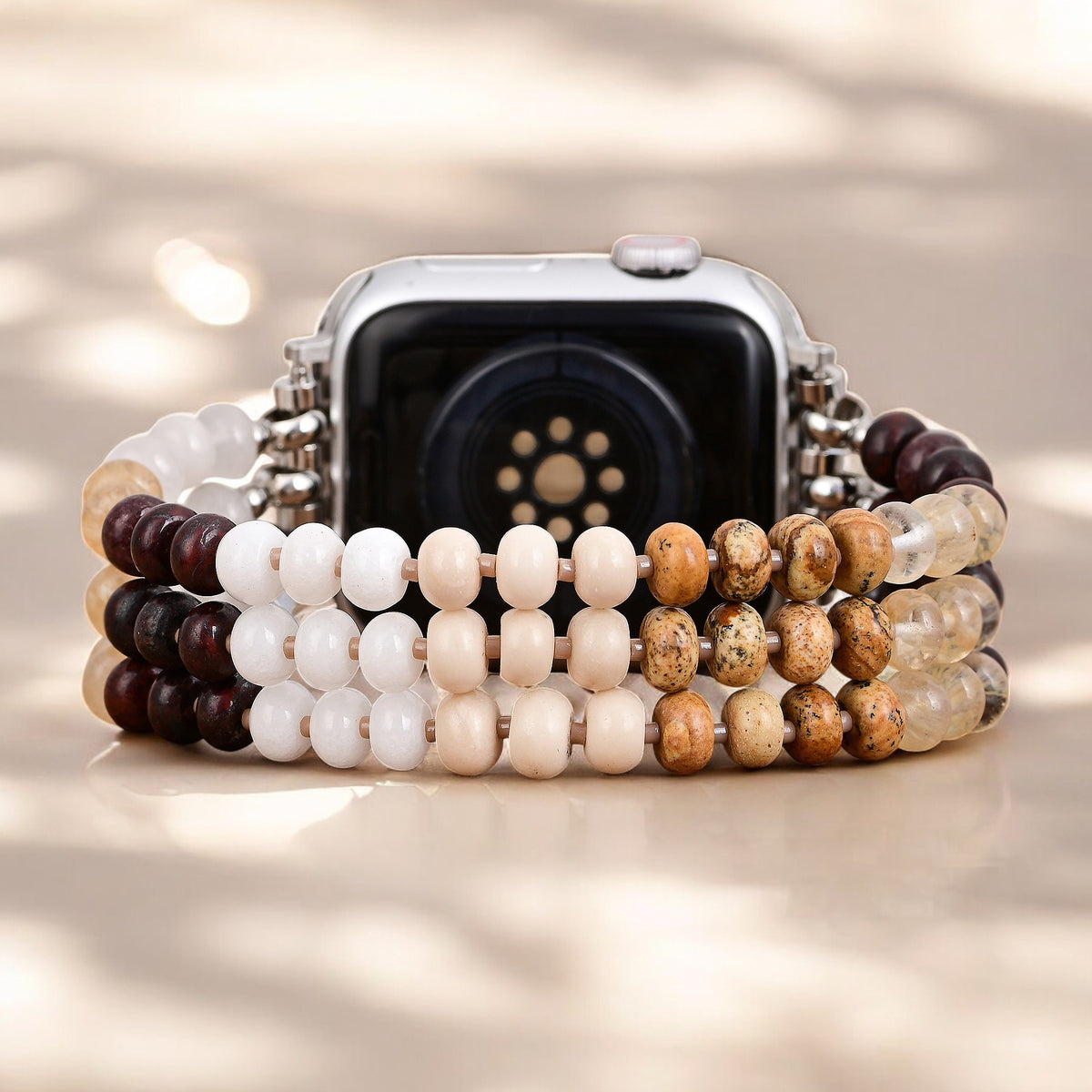 Cinturino Golden Sand Stone Stretch Apple Watch