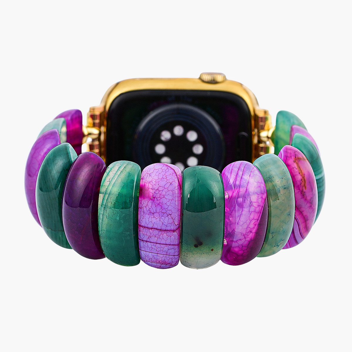 Bracciale in Agata Bohemien per Apple Watch Stretch