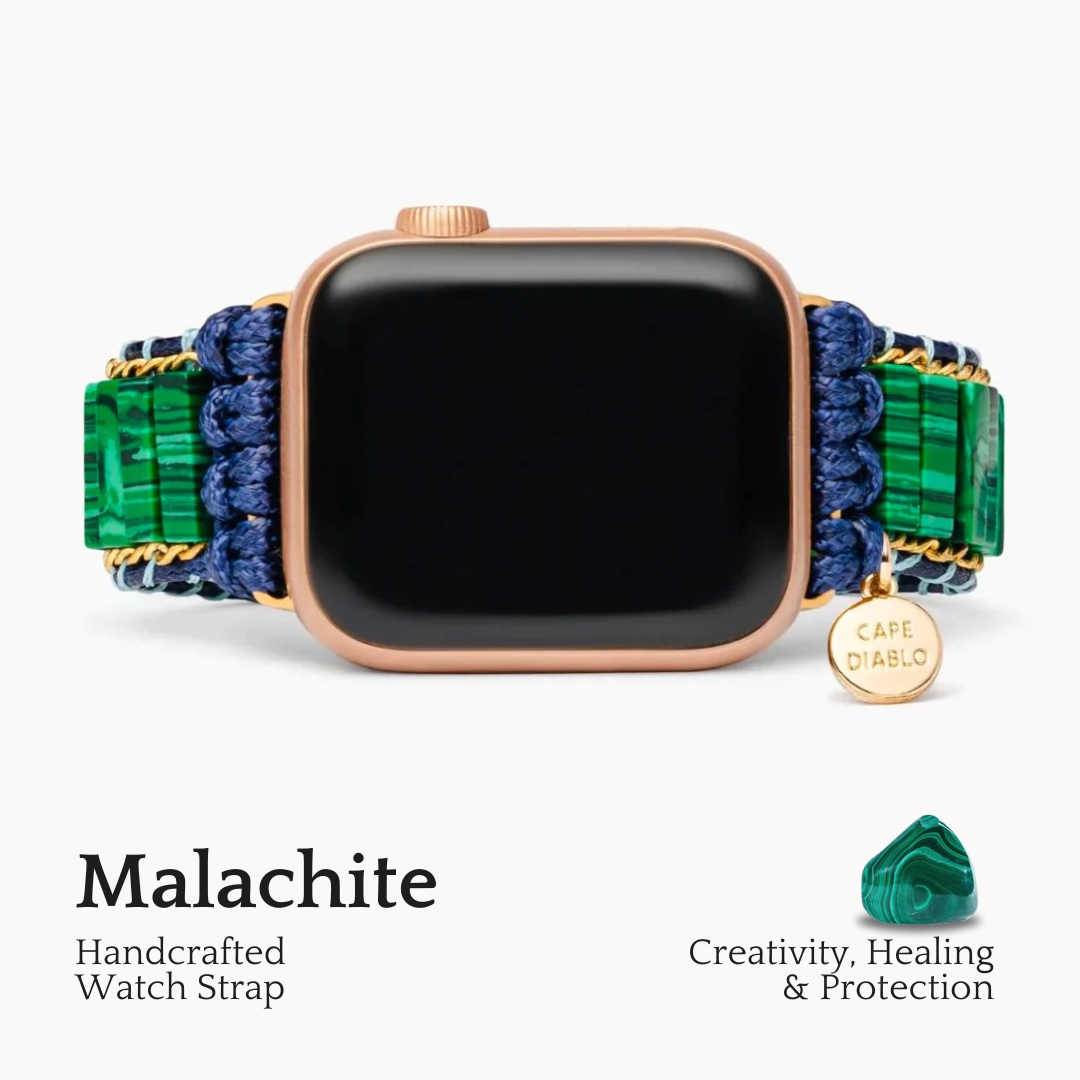 Cinturino per Apple Watch in malachite arcana