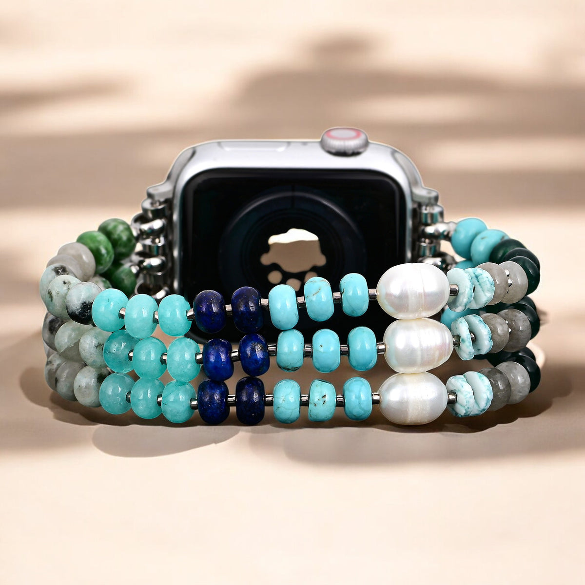 Cinturino Ocean Breeze Stone Stretch Apple Watch