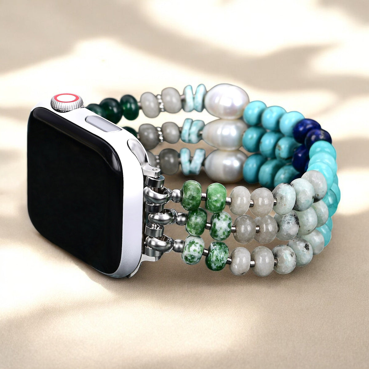 Cinturino Ocean Breeze Stone Stretch Apple Watch
