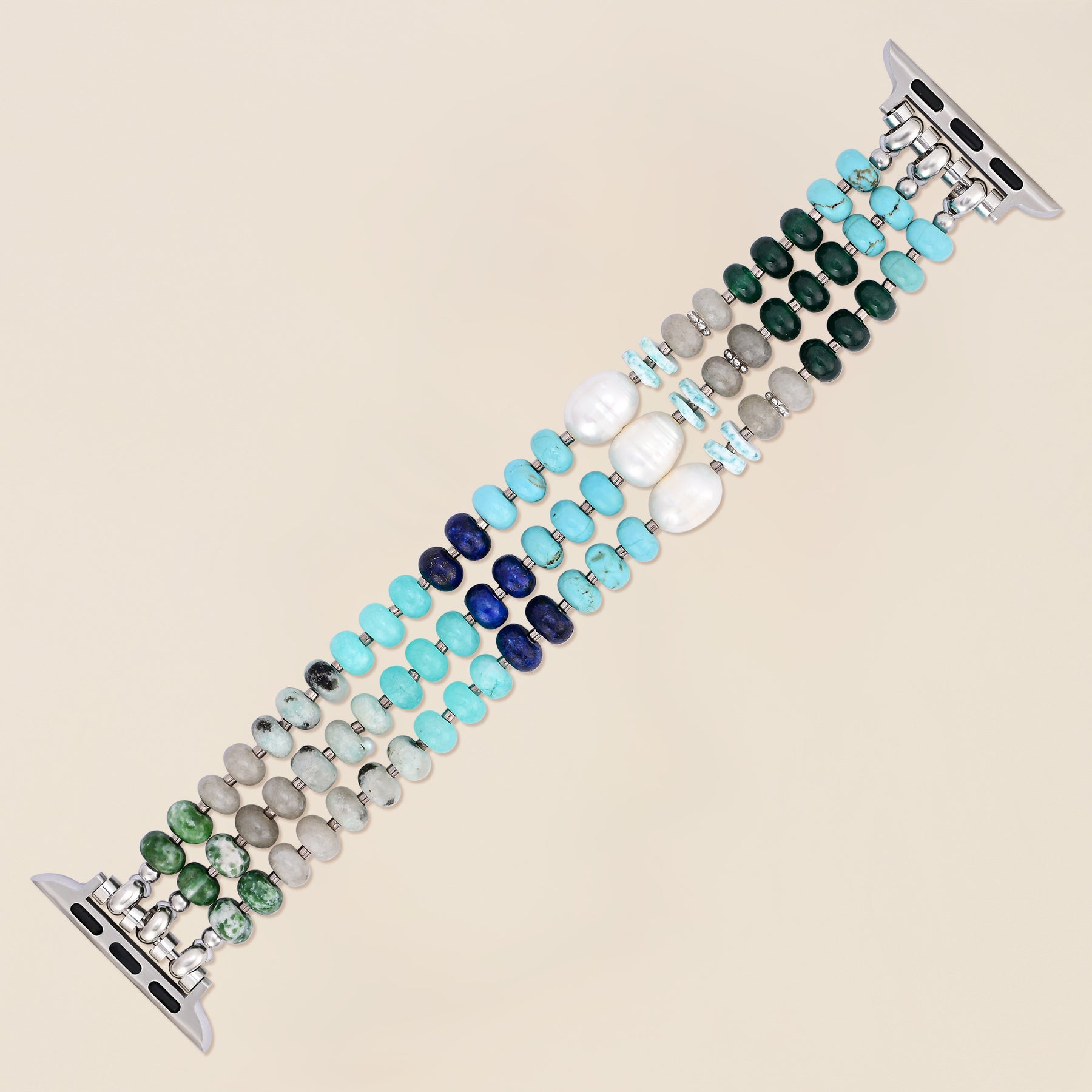 Cinturino Apple Watch Ocean Breeze Stone Stretch
