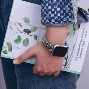 Cinturino Apple Watch Ocean Breeze Stone Stretch
