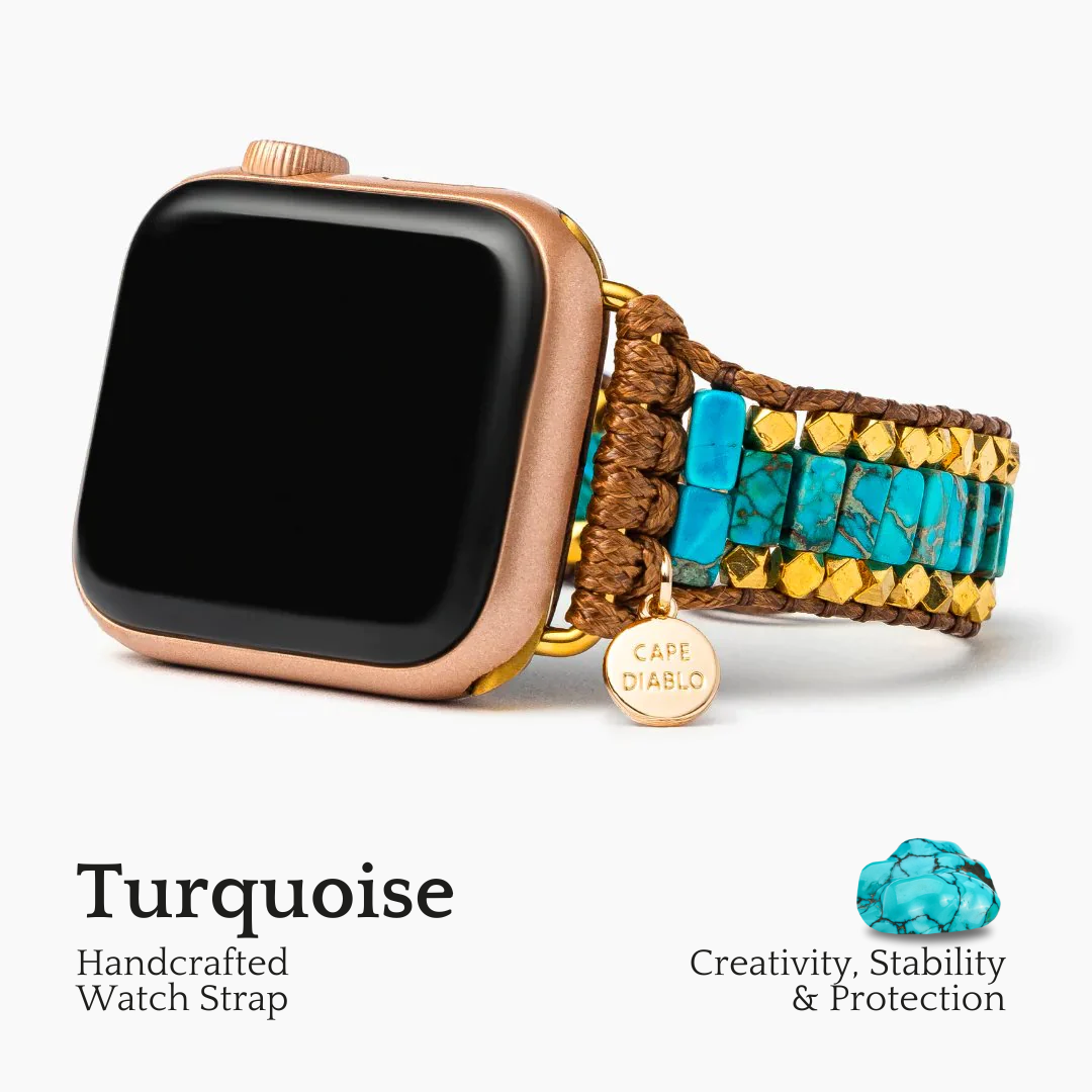 Cinturino per Apple Watch turchese audace