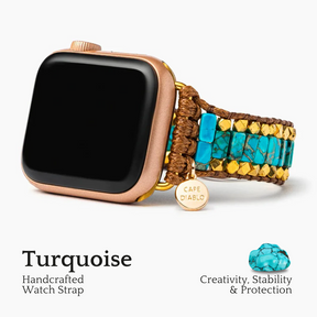 Cinturino per Apple Watch turchese audace