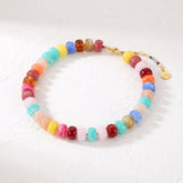 Collana arcobaleno luminosa e vistosa
