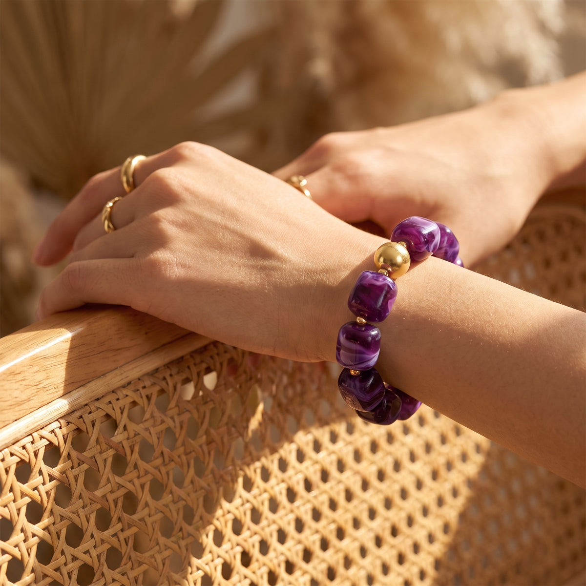 Braccialetto grosso Amethyst Dream