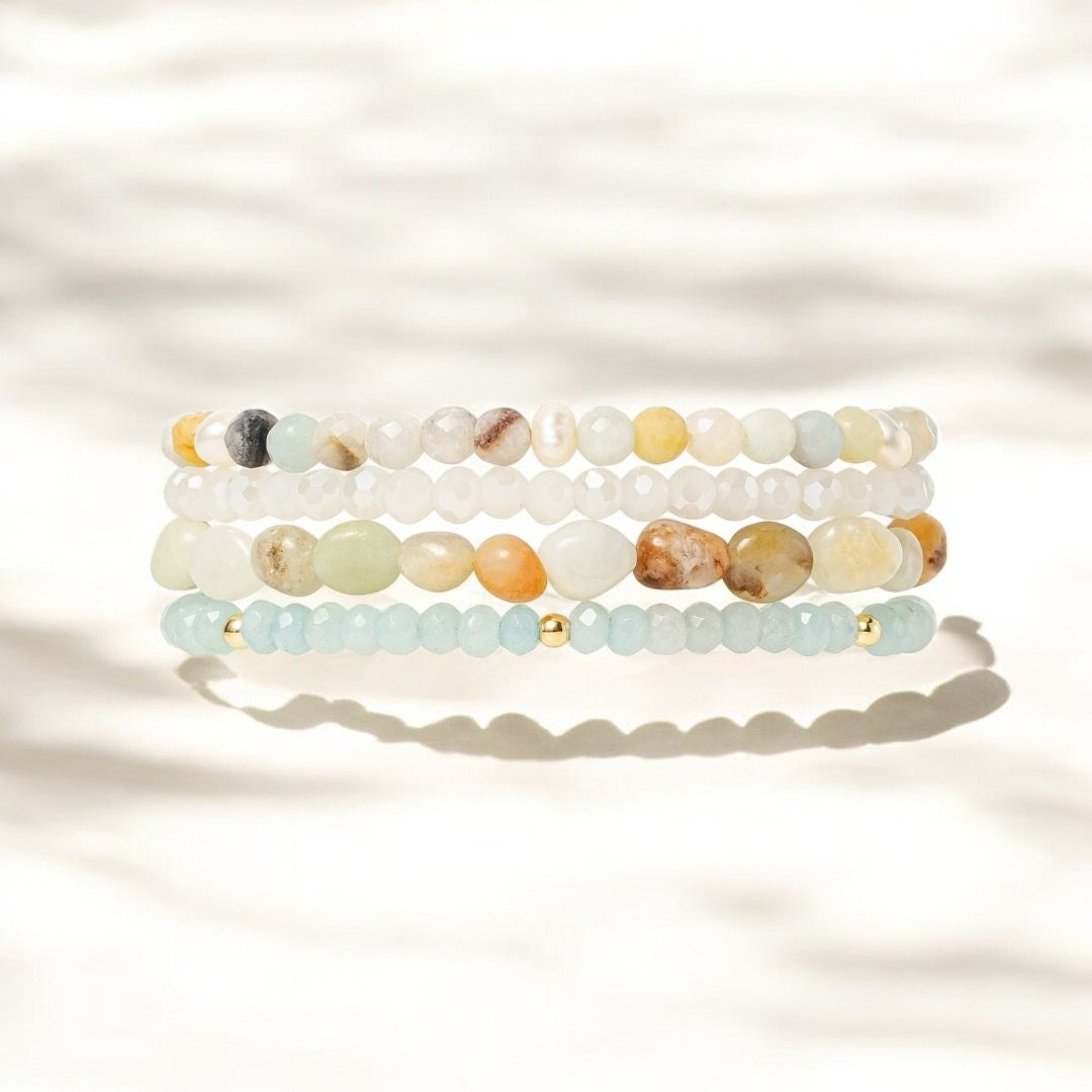 Cinturino Apple Watch in Perla di Amazonite Essence
