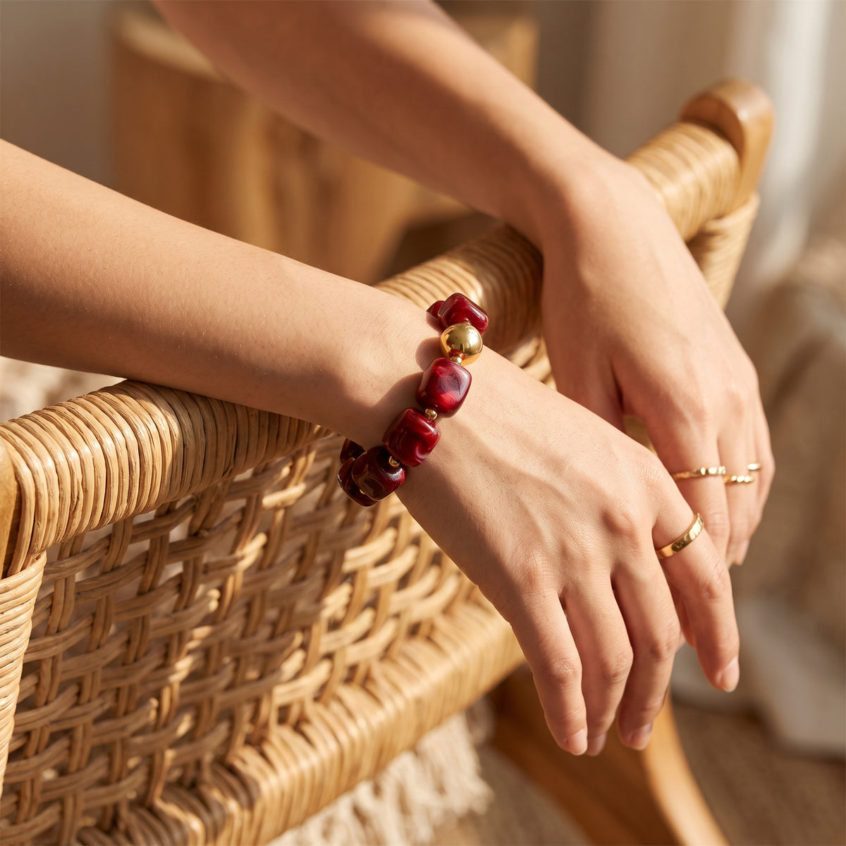 Bracciale chunky Scarlet Eclipse