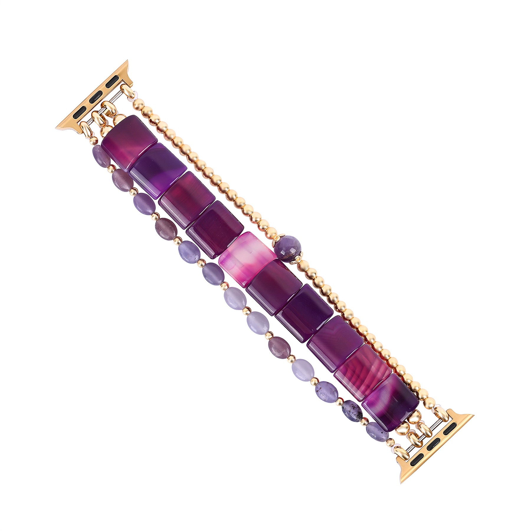 Cinturino Apple Watch elasticizzato Violet Hour Amethyst