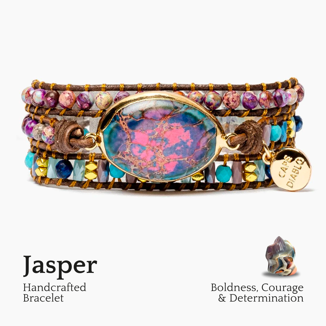 Bracciale avvolgente Intenso Imperatore di Diaspro