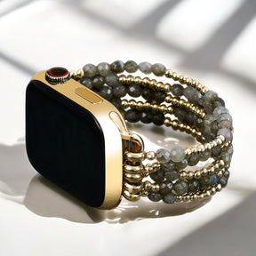 Cinturino elasticizzato magico in labradorite per Apple Watch