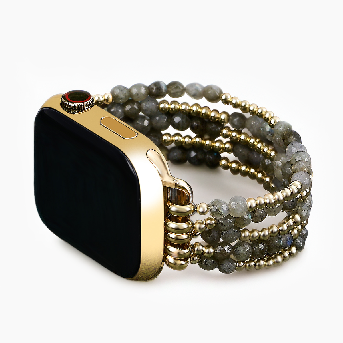 Cinturino elasticizzato magico in labradorite per Apple Watch