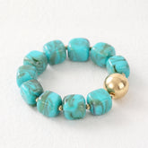 Bracciale vistoso color turchese Haven