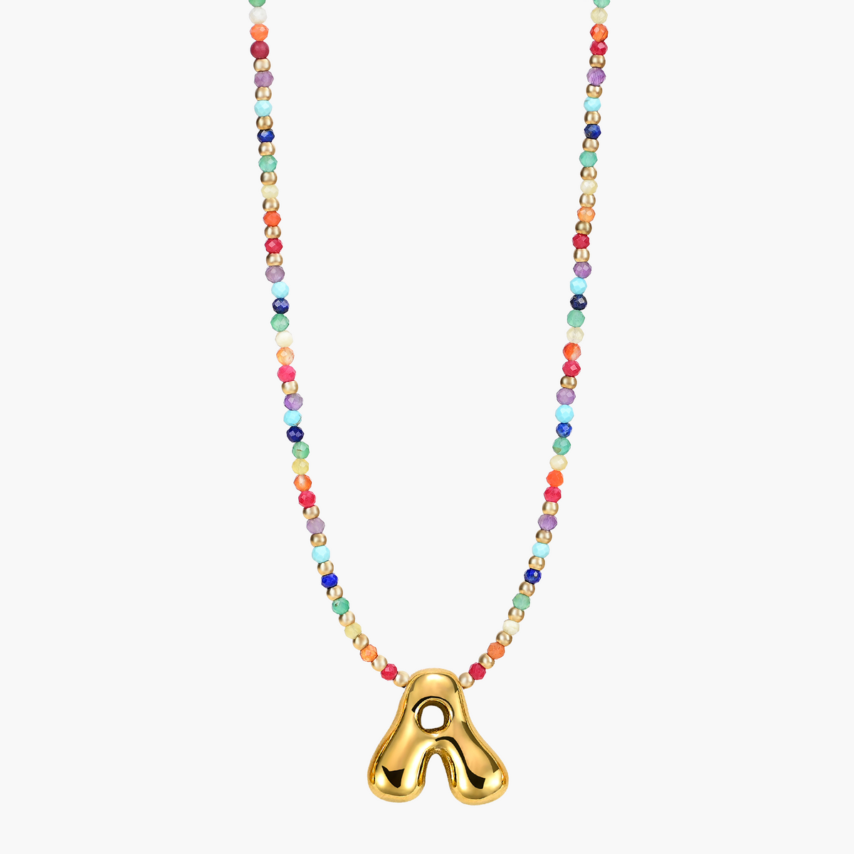 Collana Iniziale Rainbow Bubble