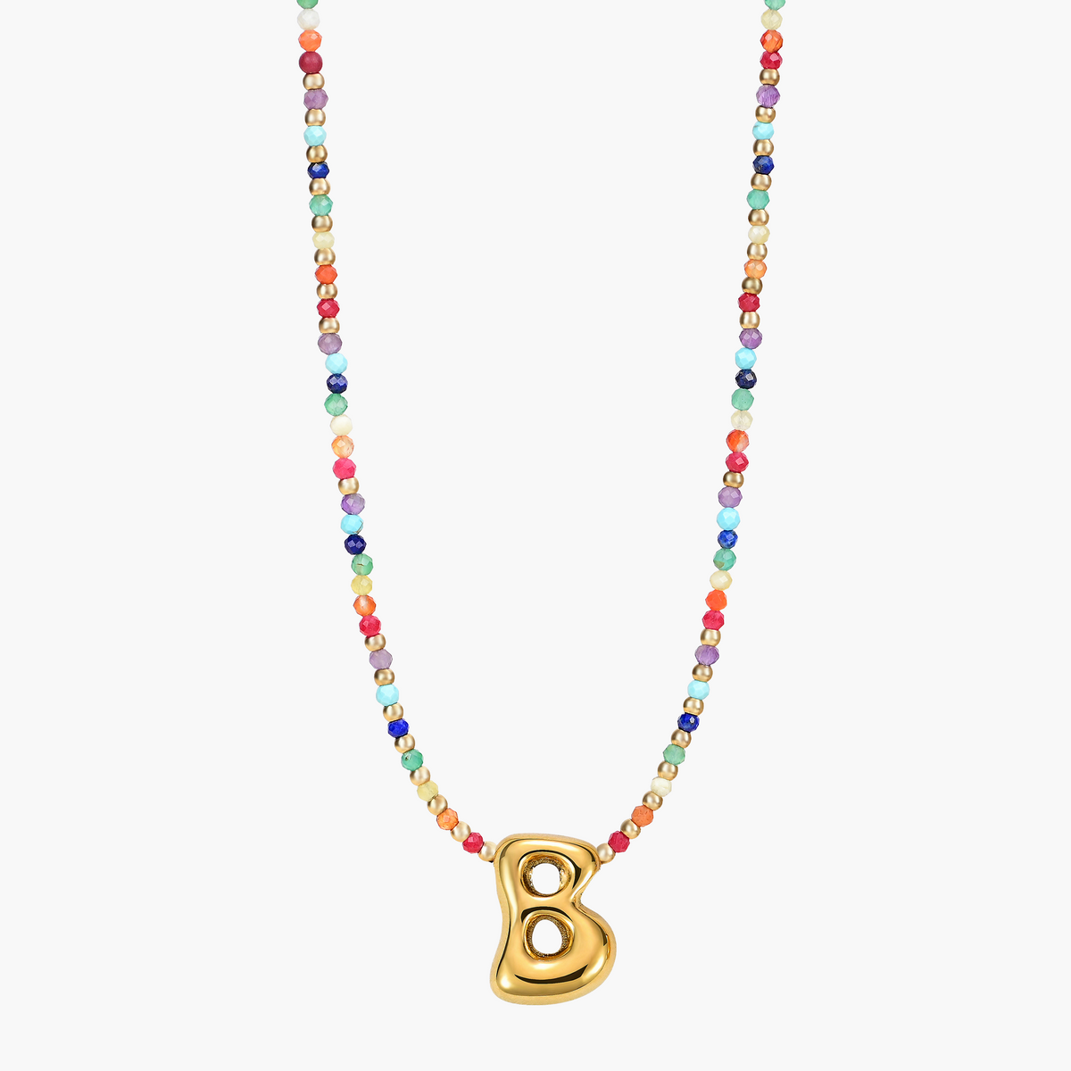 Collana Iniziale Rainbow Bubble