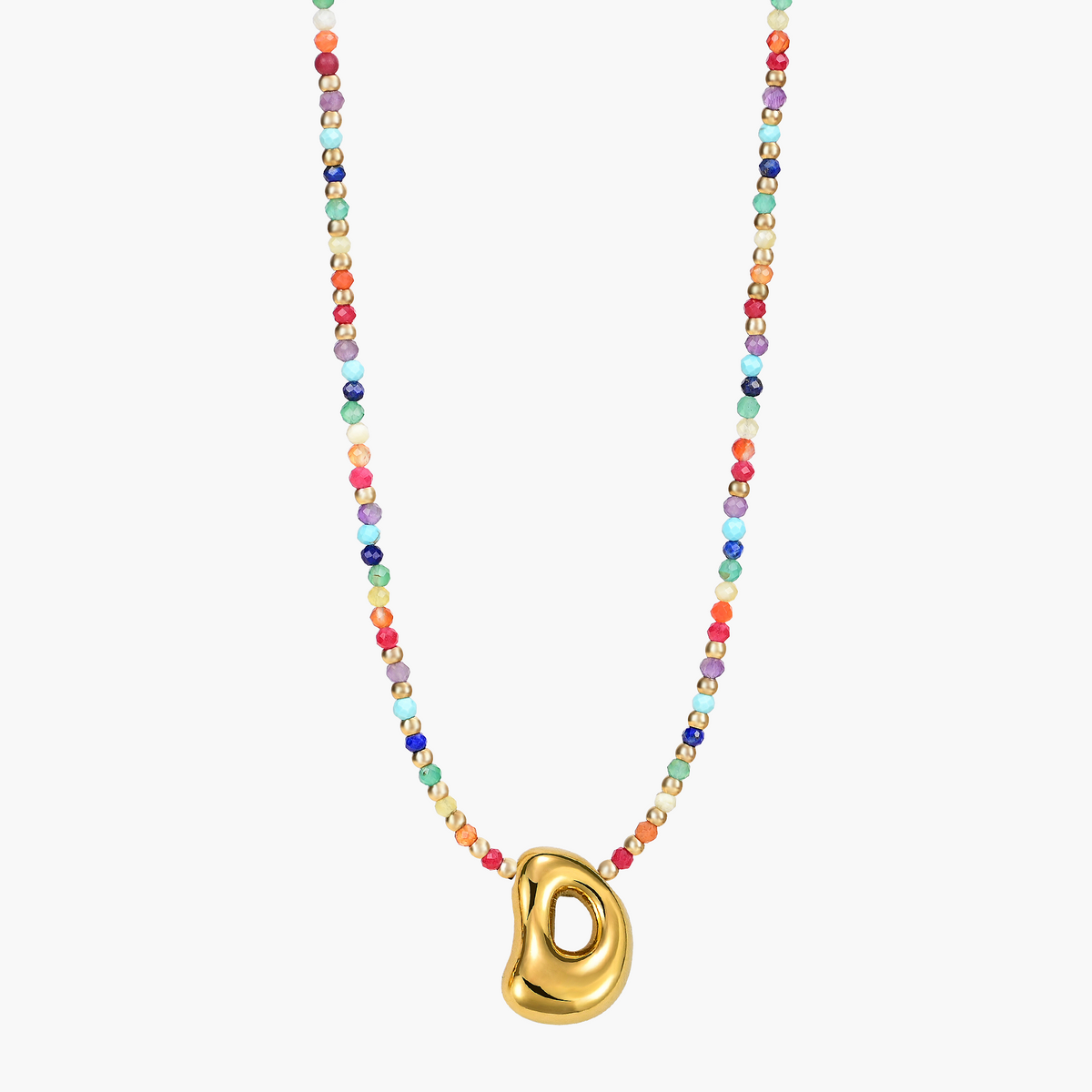 Collana Iniziale Rainbow Bubble