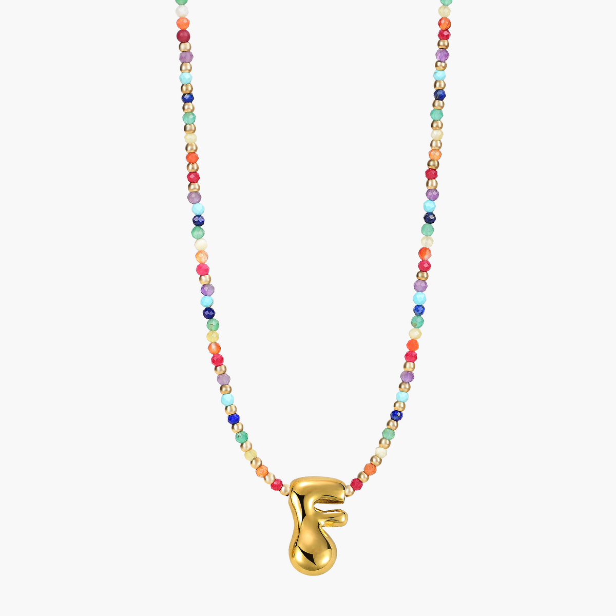 Collana Iniziale Rainbow Bubble