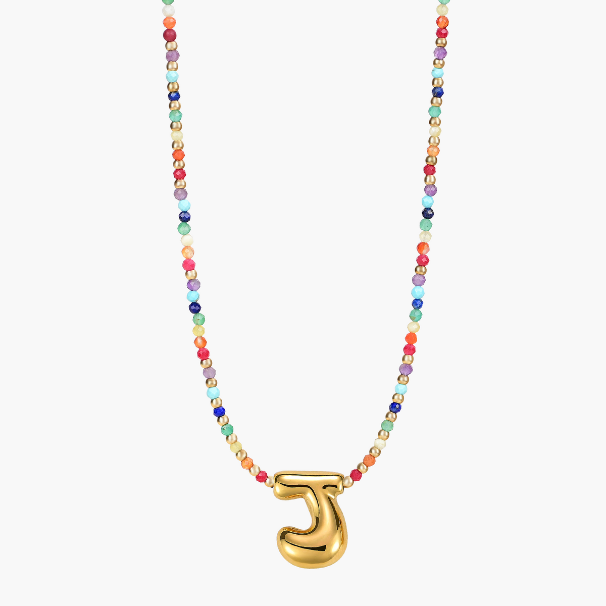 Collana Iniziale Rainbow Bubble