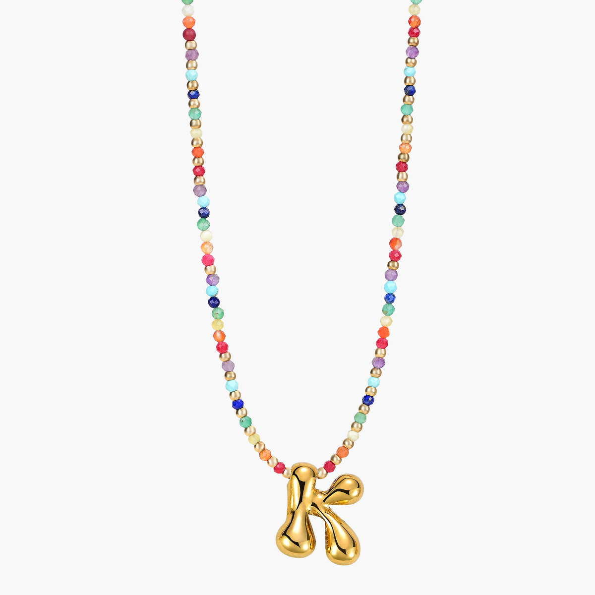 Collana Iniziale Rainbow Bubble