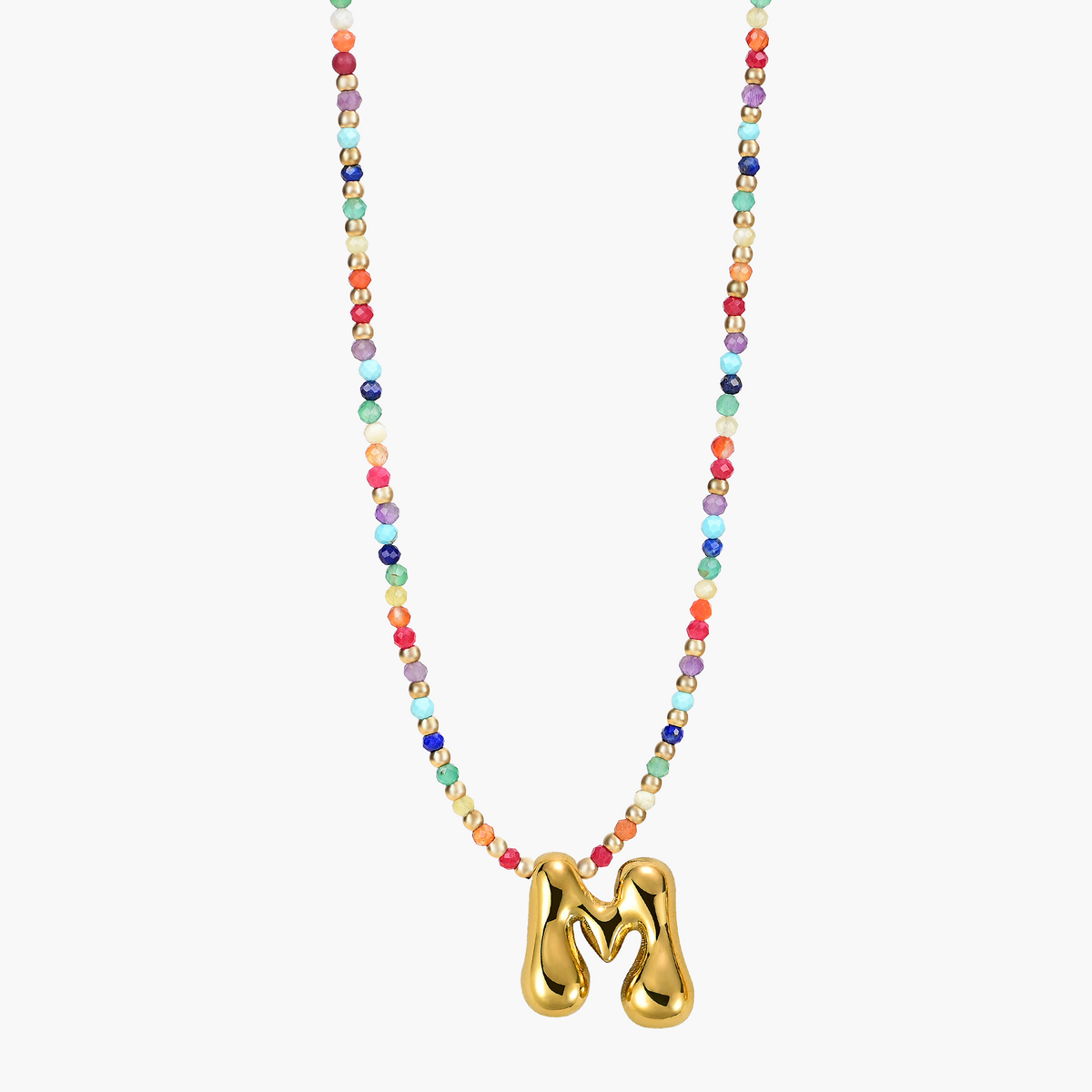 Collana Iniziale Rainbow Bubble
