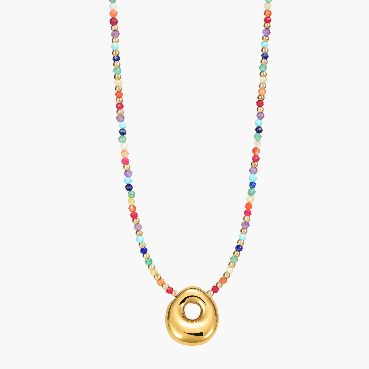 Collana Iniziale Rainbow Bubble