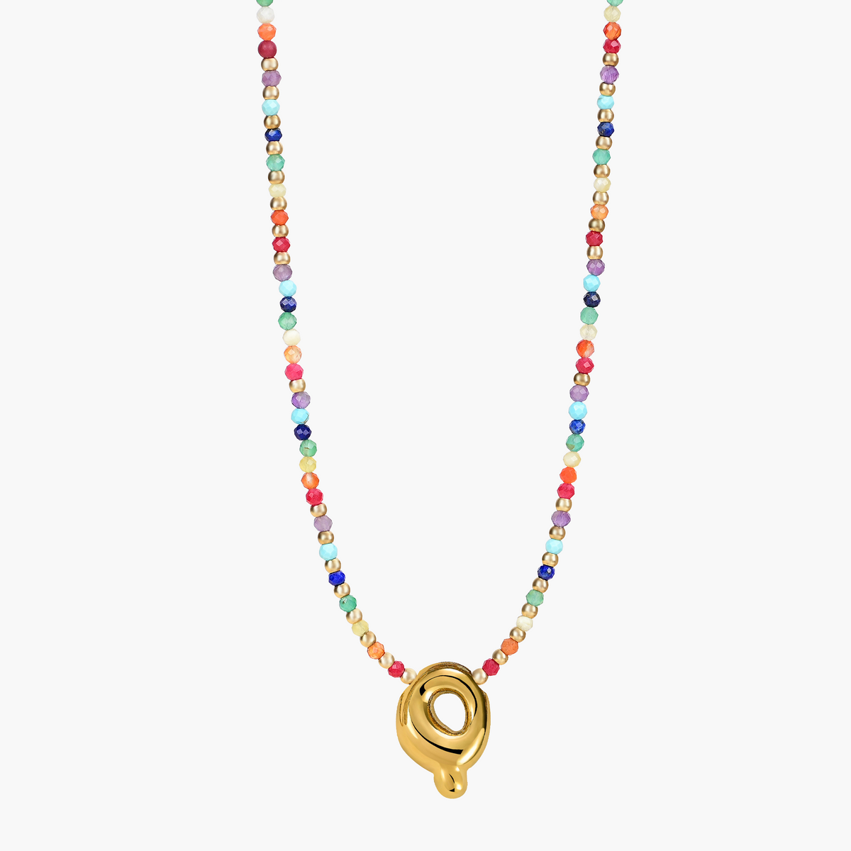 Collana Iniziale Rainbow Bubble
