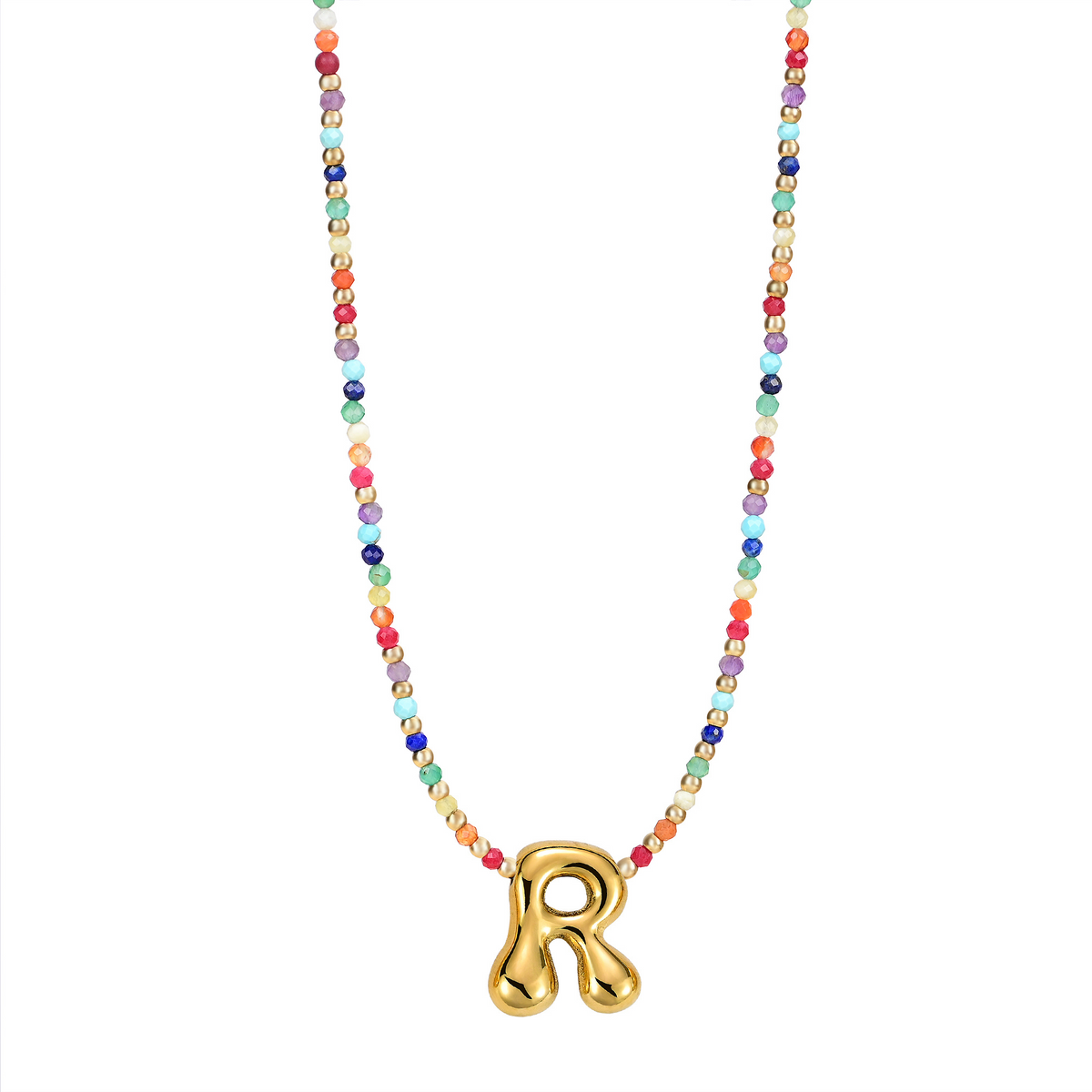 Collana Iniziale Rainbow Bubble